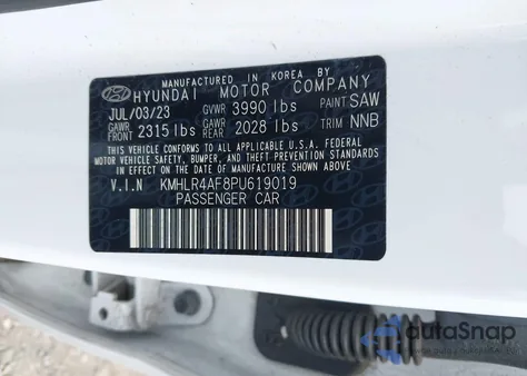 2023 Hyundai Elantra N Line из США, поврежденный, VIN KMHLR4AF8PU619019